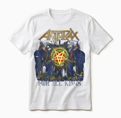 Anthrax for All Kings Unisex T-Shirt - White