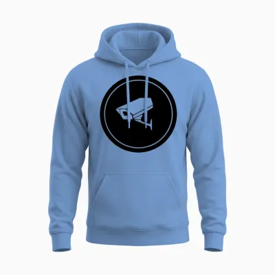 Security Camera Unisex Hoodie - Carolina Blue