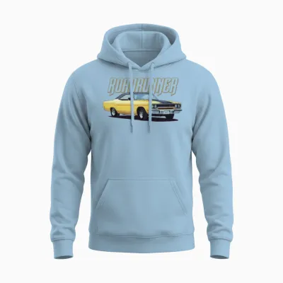 Roadrunner Unisex Hoodie - Light Blue