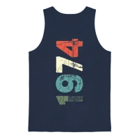 Since 1974 Year 1974 Retro 1974 Vintage 1974 Unisex Tank Top - Navy – 1