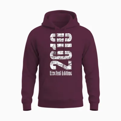 15 Years Boy Girl Birthday 15 Years Limited Edition 2010 Unisex Hoodie - Maroon