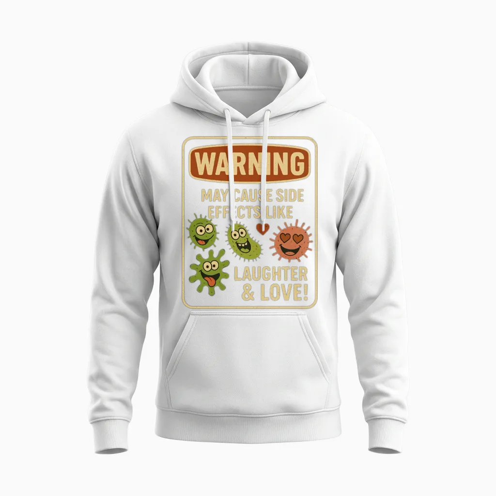 Funny Doctor Dearest Doctors Unisex Hoodie in White