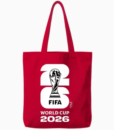Fifa World Cup26 Ir Iran Country Ball Tote Bags - Red