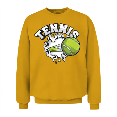 Tennis Professional Lover Player Trainer Tennis Unisex Sweatshirt - Gold