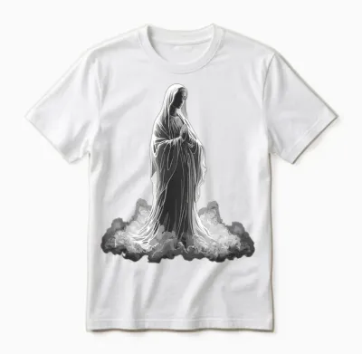 The Blessed Virgin Mary Unisex T-Shirt - White