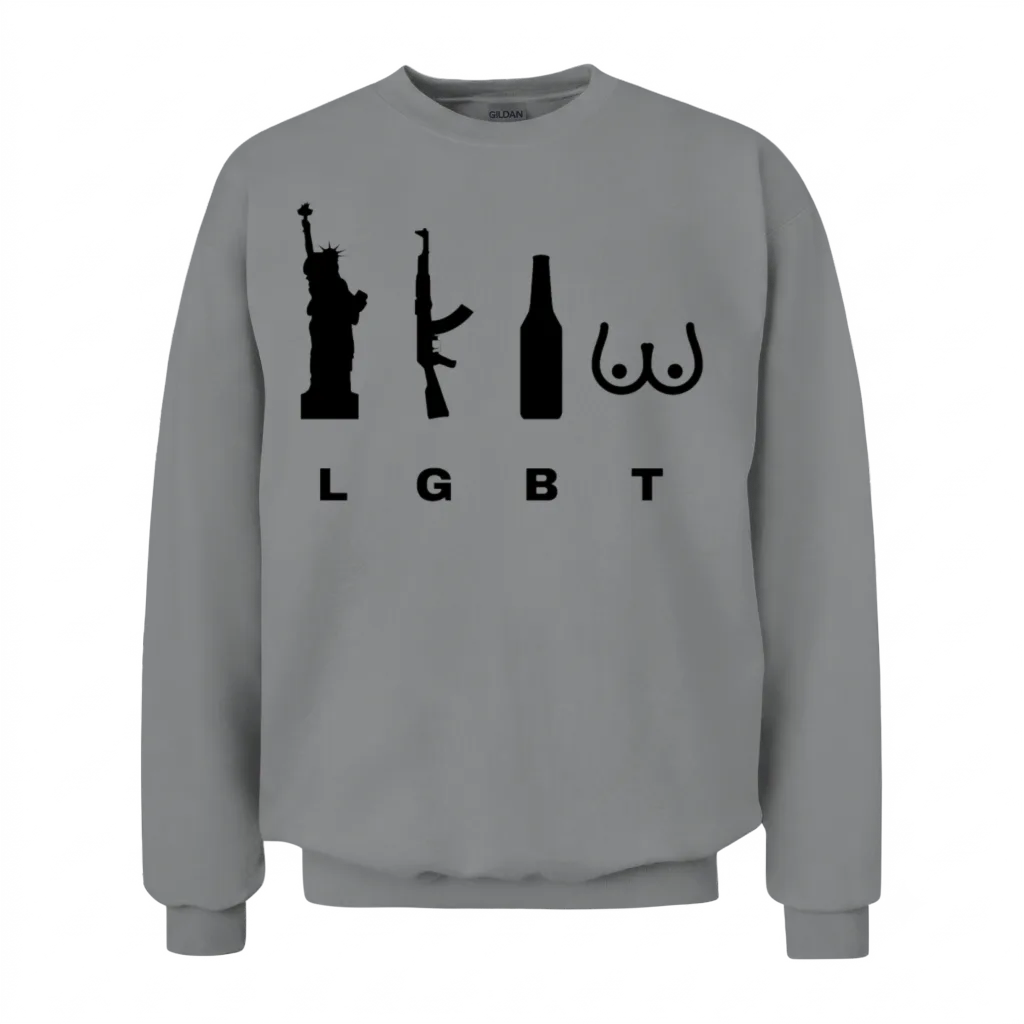 The True Meaning of the Word Lgbt Unisex Sweatshirt - Sport Grey
