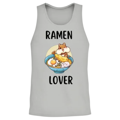 Ramen Lover Unisex Tank Top - Ash