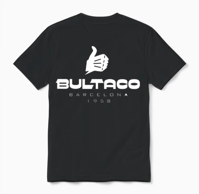 Bultaco Unisex T-Shirt in Black