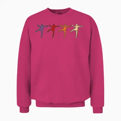 Handball Retro Unisex Sweatshirt - Heliconia