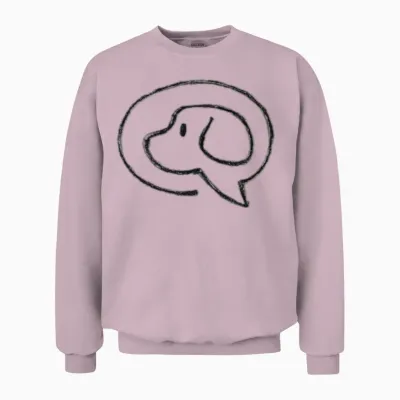 Pet Dog Unisex Sweatshirt - Light Pink