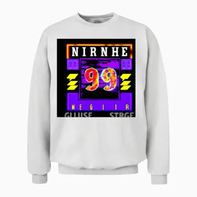 Retro Redux Unisex Sweatshirt - White