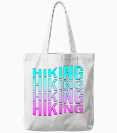 Hiking Tote Bags - White