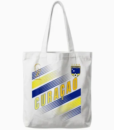 Drapeau De Curaçao Pour Les Amoureux De La Fierté De Curaçao Tote Bags - White