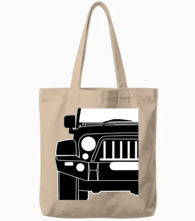 Jeep Wrang Tote Bags - Natural