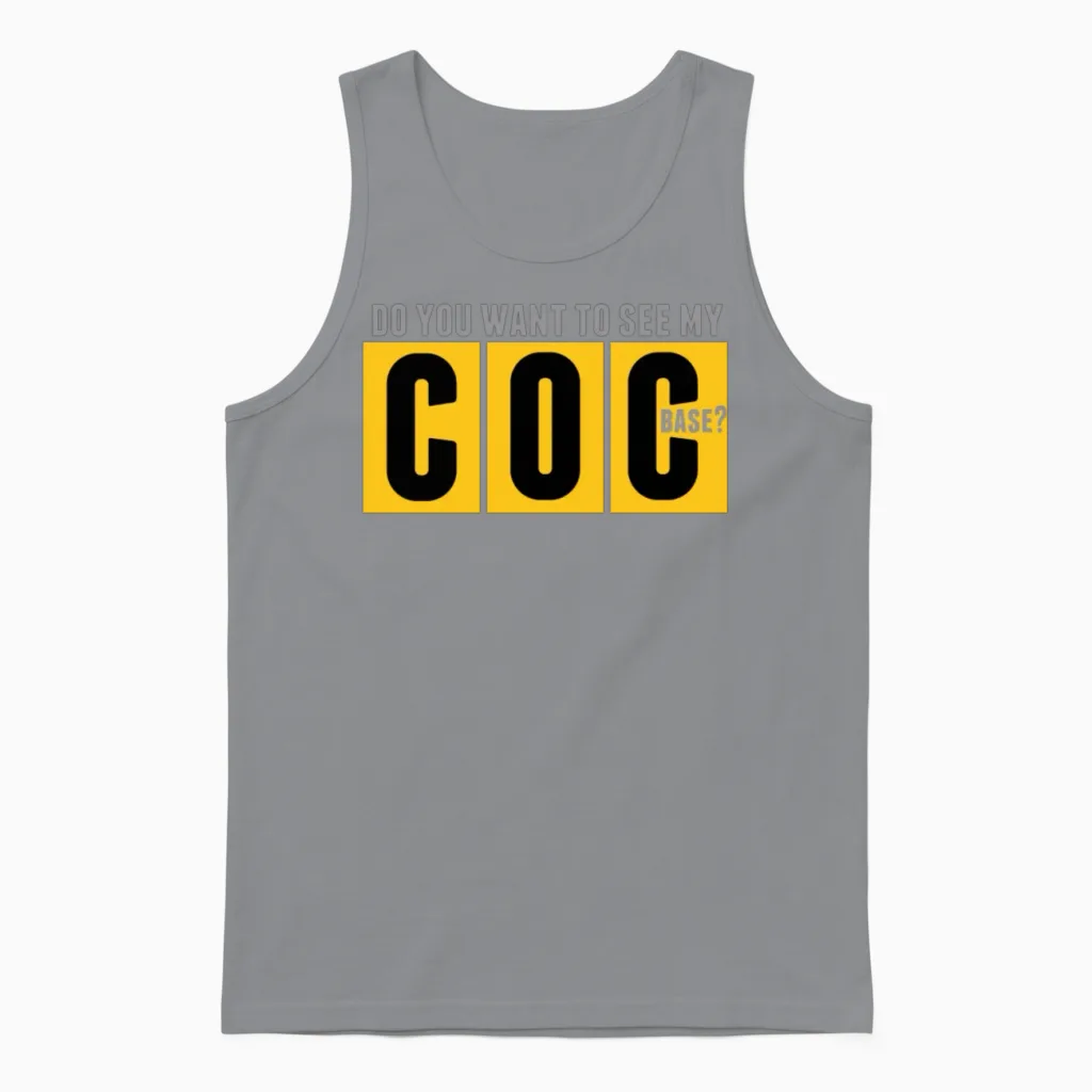 Do You Want to See My Coc Unisex Tank Top in Sport Grey