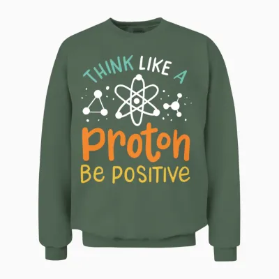 Science Physics Chemistry Unisex Sweatshirt - Military Green