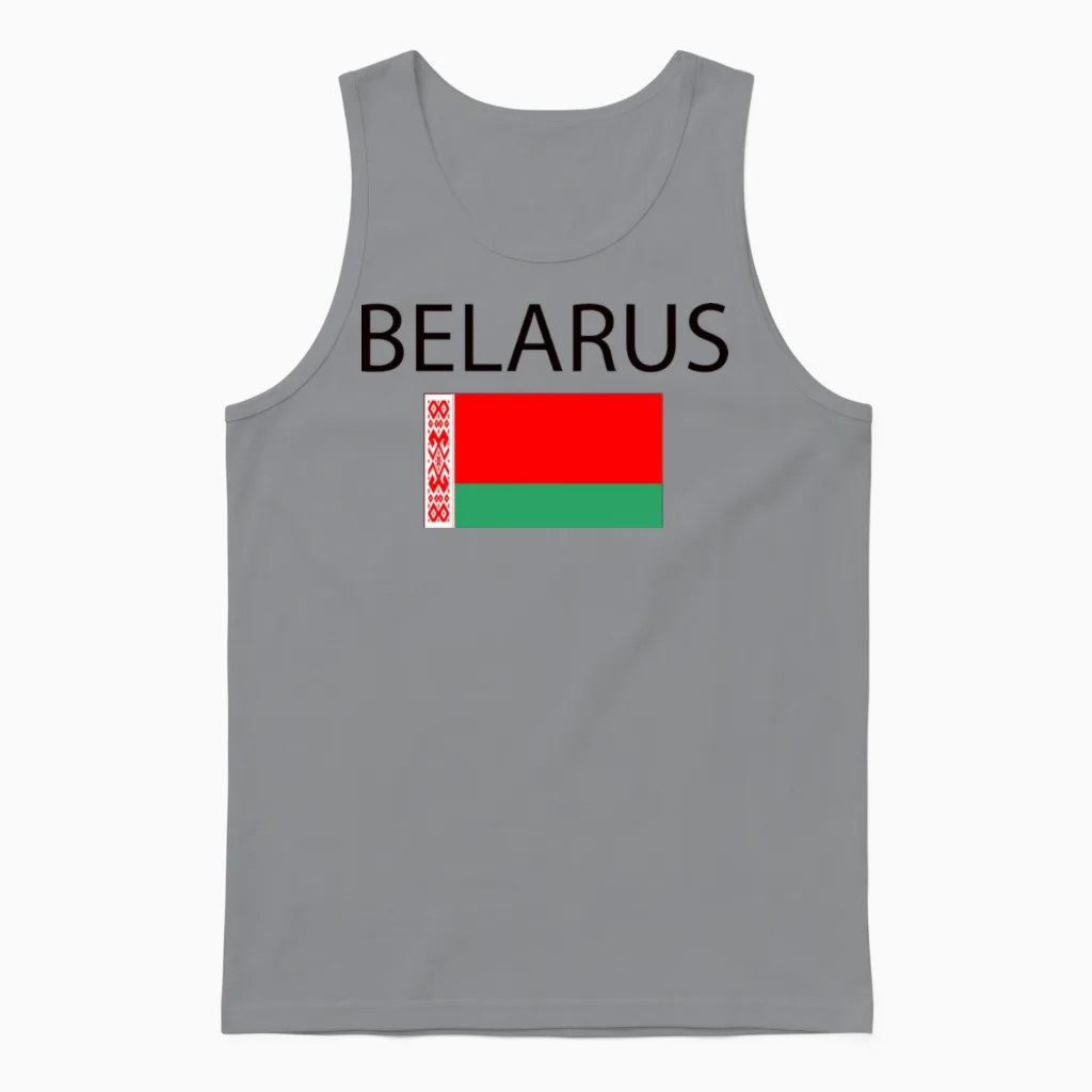 Belarus Unisex Tank Top in Sport Grey