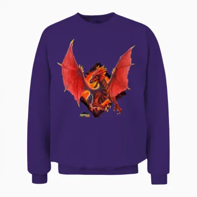 Schleich® Eldrador® Creatures Lava Dragon Unisex Sweatshirt - Purple