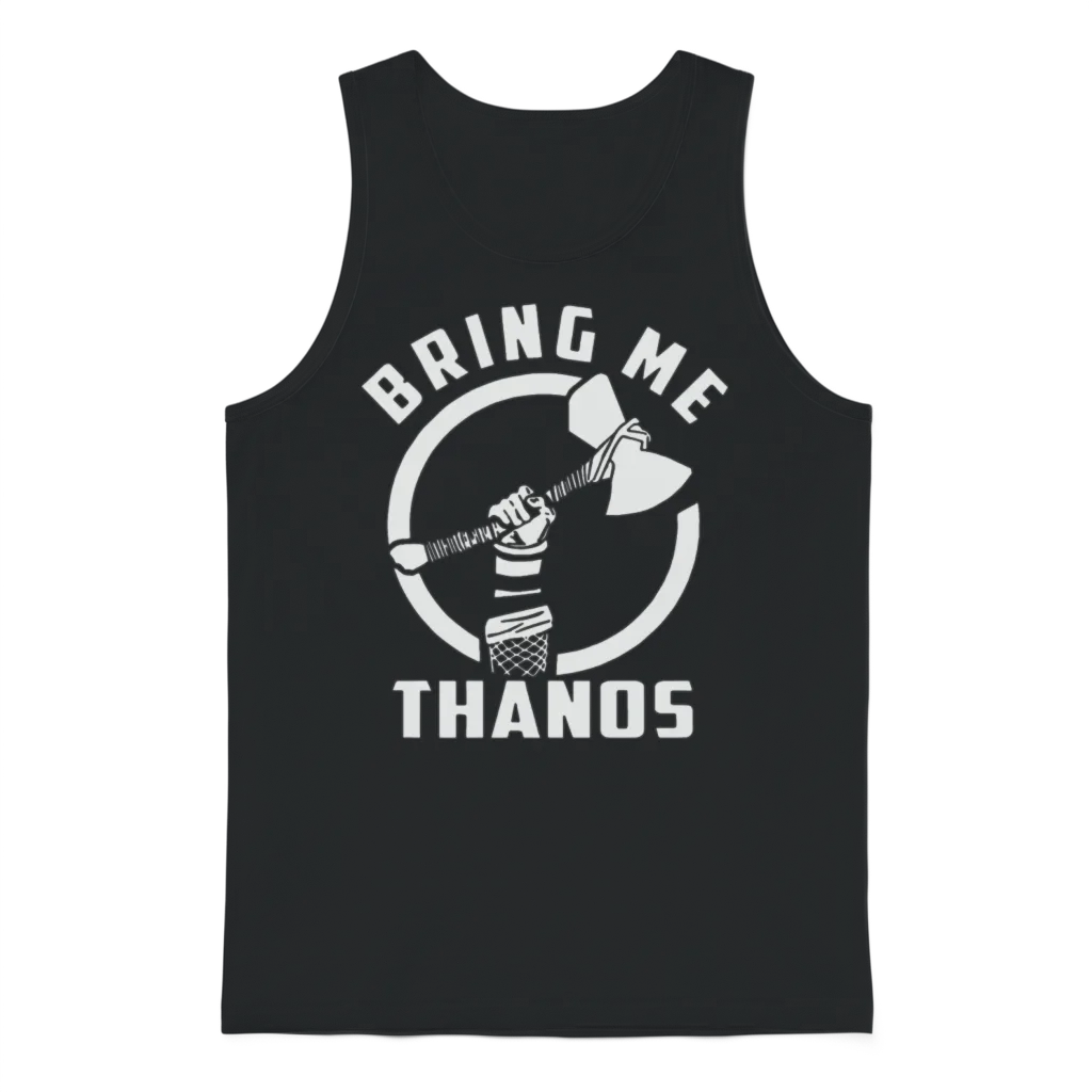 Bring Me Thanos Stormbreaker Black and White Unisex Tank Top - Black