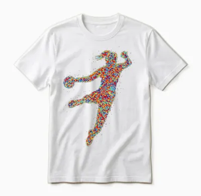 Handball Handballer Handball Player Women Girls Kids T-Shirt, Black Unisex T-Shirt - White