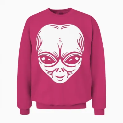 Funny Alien Unisex Sweatshirt - Heliconia
