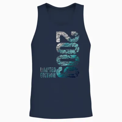 15th Birthday Boy Girl 15 Years 2009 Funny Gift T-Shirt, Black Unisex Tank Top - Navy