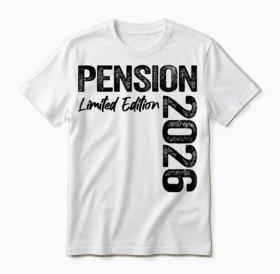 Pension 2026 Unisex T-Shirt - White