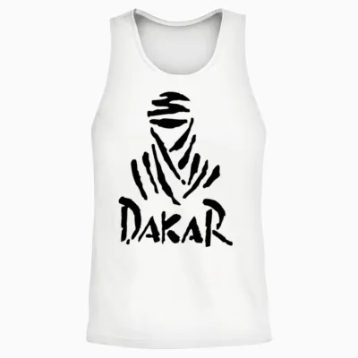 Dakar Rally Unisex Tank Top - White