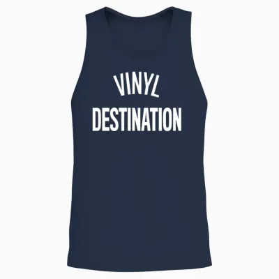 Vinyl Destination Shirt and Hoodies Unisex Tank Top - Navy