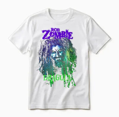 Rob Zombie Dragula T-Shirt, Black Unisex T-Shirt - White
