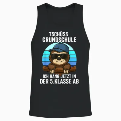 Tschüss Grundschule Abgänger Grundschule Abschluss 2026 Unisex Tank Top - Black