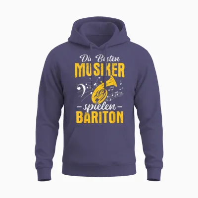 Baritonhorn Die Besten Musiker Spielen Bariton Unisex Hoodie - Heather Sport Dark Navy