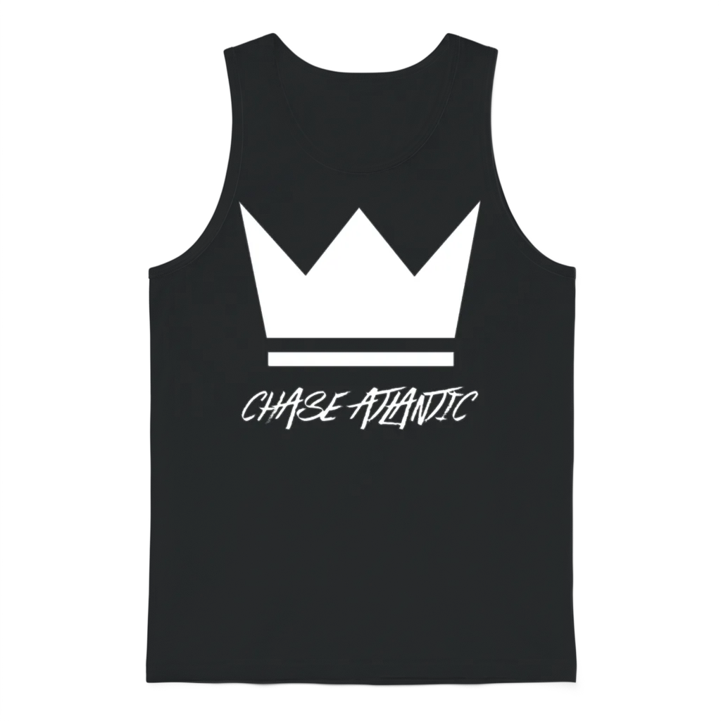 Chase Atlantic Large Crown Unisex Tank Top - Black