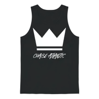 Chase Atlantic Large Crown Unisex Tank Top - Black – 1