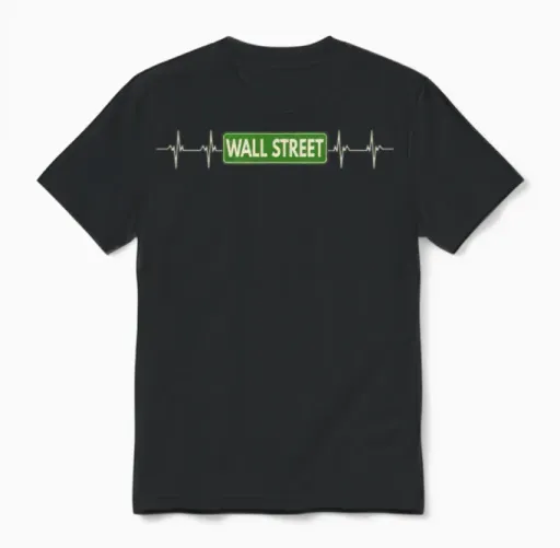 Ny Stock Exchange Bull Unisex T-Shirt in Black