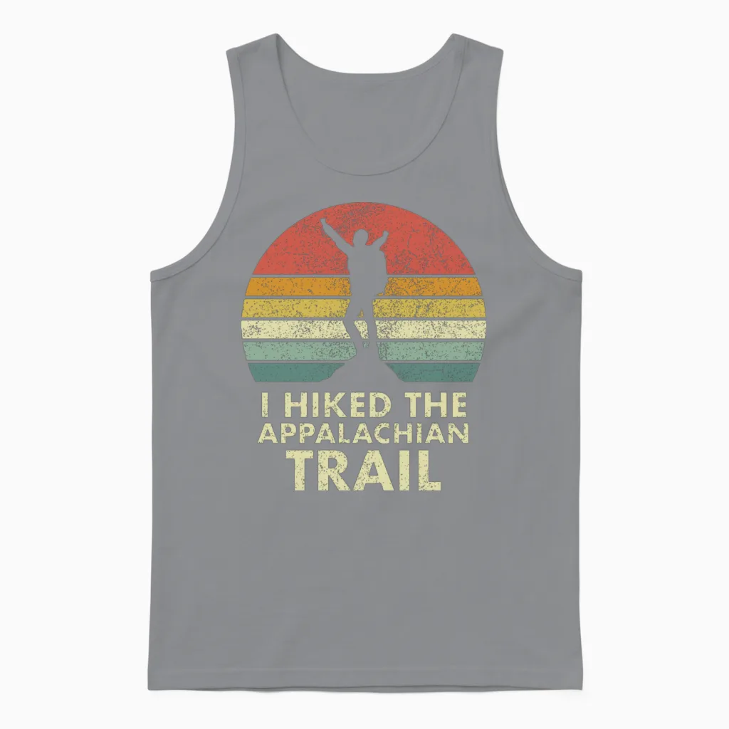 I Hiked the Appalachian Trail; Hiked the At Unisex Tank Top in Sport Grey