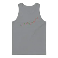 Candlestick Charts Unisex Tank Top - Sport Grey – 1