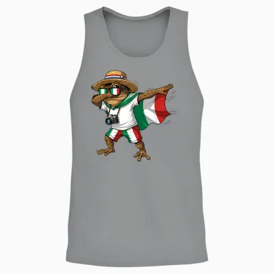 Drapeau Italien Racines Italiennes Unisex Tank Top - Sport Grey