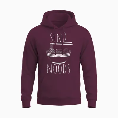 Send Noods - Funny Noodle Asian Food Gift Unisex Hoodie - Maroon