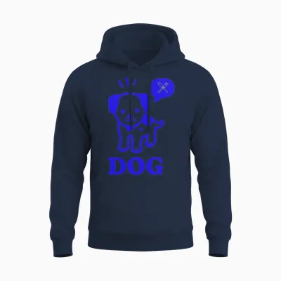 Dog Unisex Hoodie - Navy