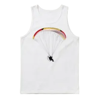Paramotor Unisex Tank Top - White – 1
