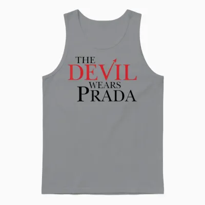 Devil Wears Prada Logo Unisex Tank Top - Sport Grey