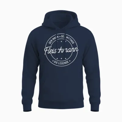 Fleischmann Der Mann Der Mythos Die Legende Unisex Hoodie - Navy