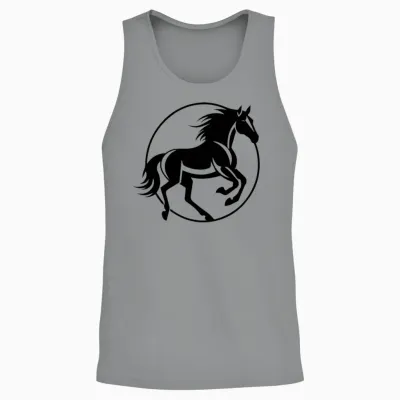 Horse Equine Pony Unisex Tank Top - Sport Grey