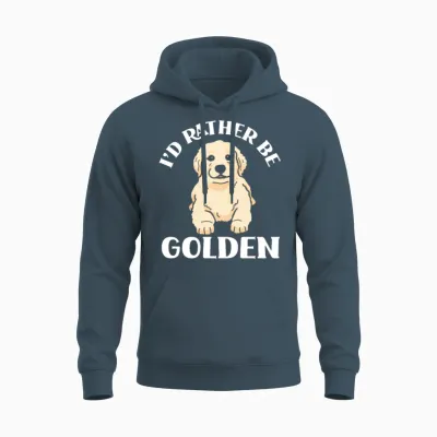 Golden Retriever Dog Dog Love Unisex Hoodie - Dark Heather