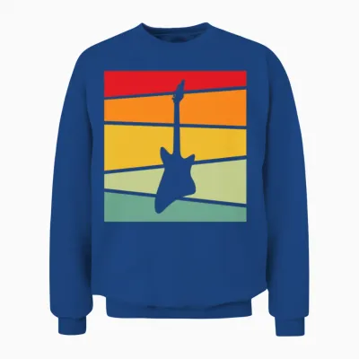 Rock Retro Unisex Sweatshirt - Royal