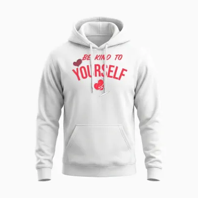 Cool Design for Kind People Unisex Hoodie - White