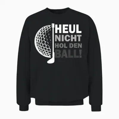 Witziges Golfspieler Golf Golfball Golfschläger Unisex Sweatshirt - Black