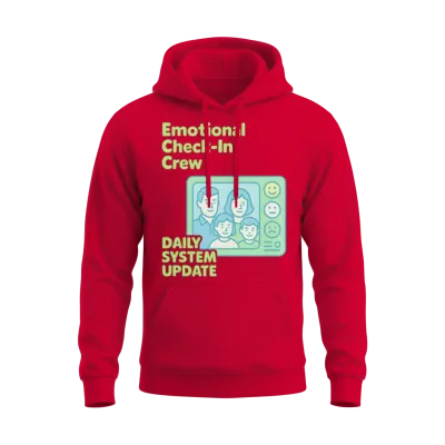 Fitness and Mental Health Unisex Hoodie - Red