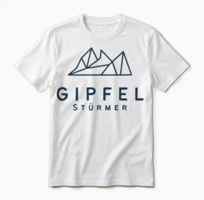 Mountains | Hiking | Summit | Nature Unisex T-Shirt - White